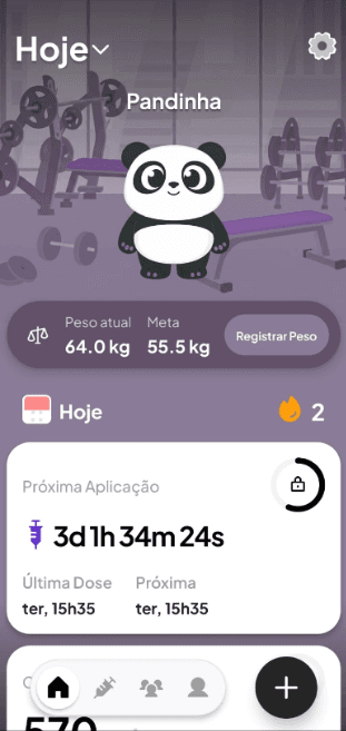 App do paciente OzemPro